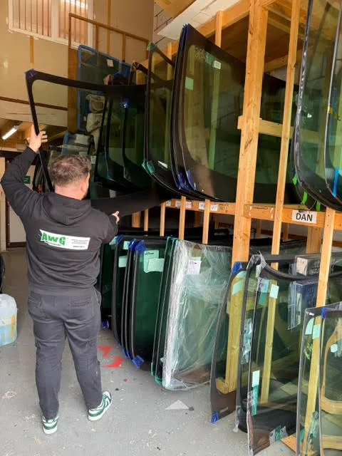 AWG Windscreens glass and seal stock